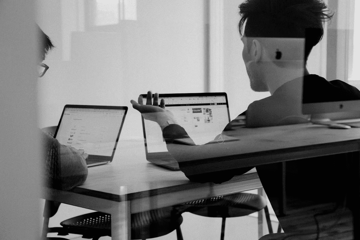 Technox team collaborating on a project