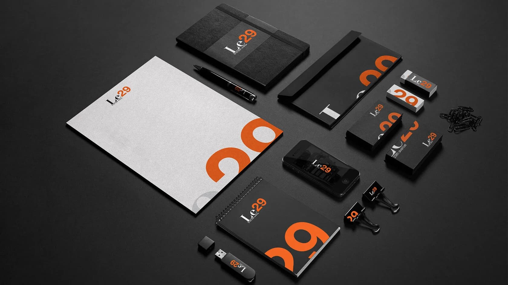 Creative Brand Marketing — stationery mockup